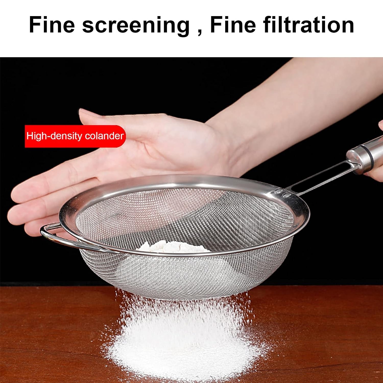 5601 Mesh Sieve Quality Stainless Steel Fine Mesh Strainer with Sturdy Handle and Hook, Ideal for Tea Coffee, Rice, Powder, Fruit Etc Kitchen Food Kitchen Utensil 5601 Mesh Sieve Quality Stainless Steel Fine Mesh Strainer with Sturdy Handle and Hook, Ideal for Tea Coffee, Rice, Powder, Fruit Etc Kitchen Food Kitchen Utensil